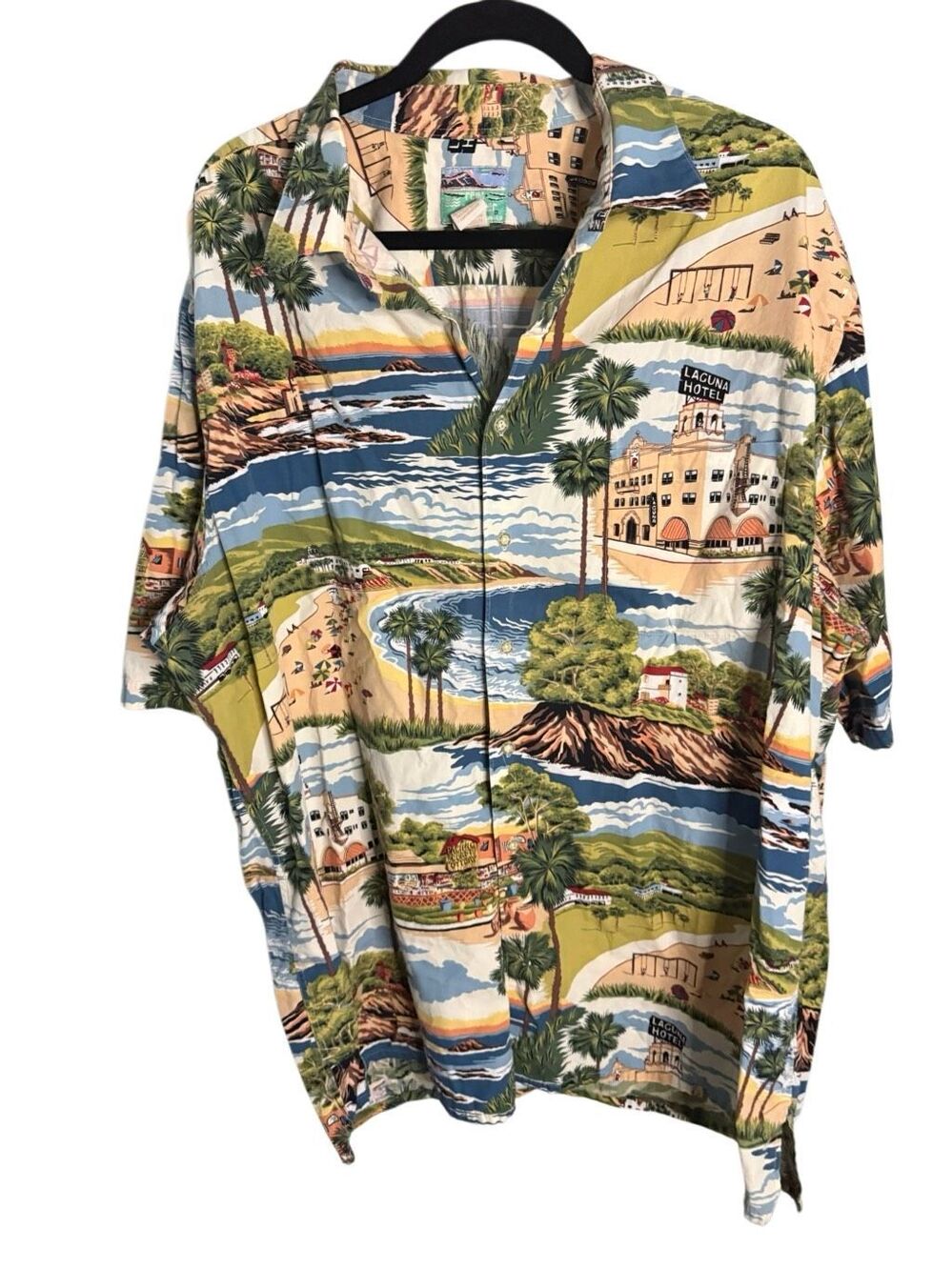 Vintage Reyn Spooner Hawaiian Shirt Laguna Hotel Vacation Beach Summer Mens 3XL